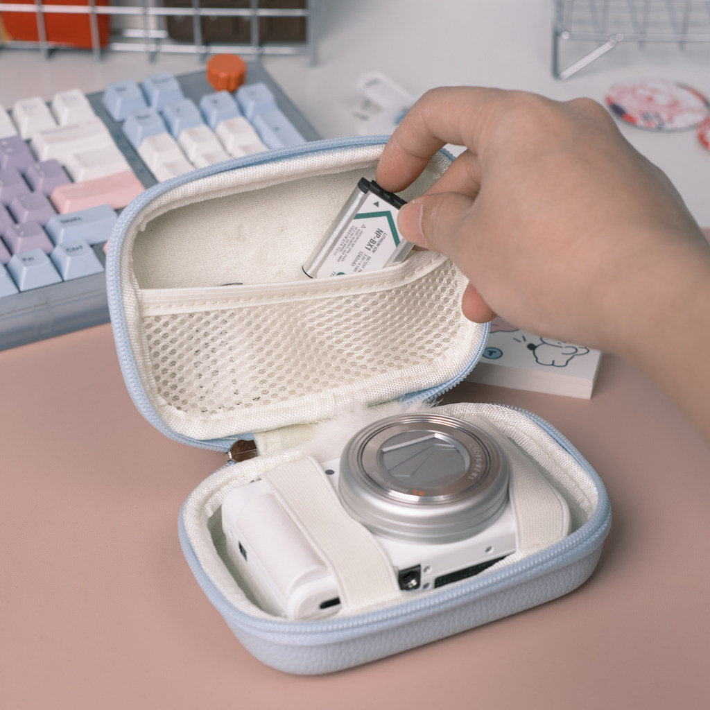 เหมาะสําหรับ Canon G7X2 Sony zv1 Rico GR3 Travel Storage Bag Shock-Resistant Compression-Resistant G