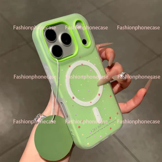 เคสแข็ง ลายการ์ตูน มีแม่เหล็ก ป้องกันรอย กันกระแทก เข้ากับ iPhone 12-17 Pro Max ทุกรุ่น XPGDCXK013