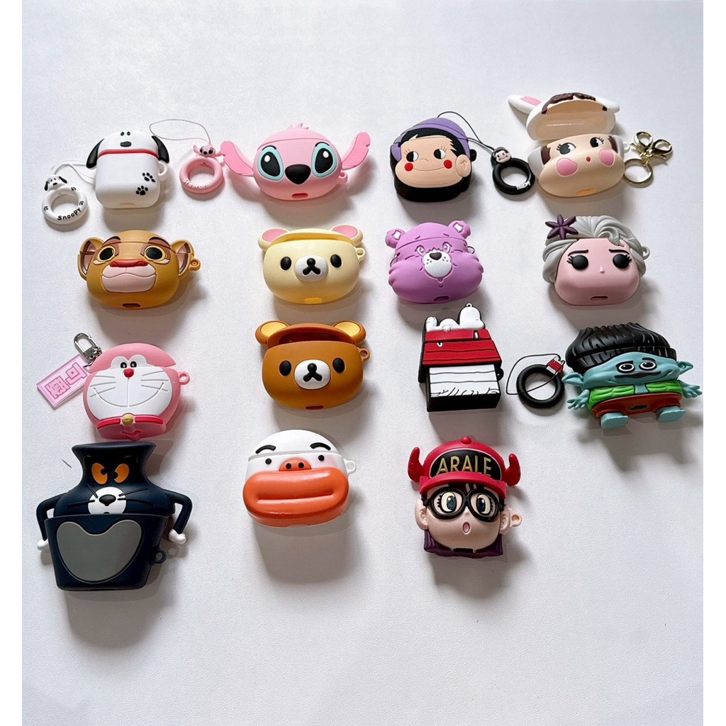 พร้อมส่งจากไทย💕เคสสำหรับ Airpods Case หูฟัง Apple AirPods ซิลิโคน Apple AirPods รวมลายการ์ตูน2