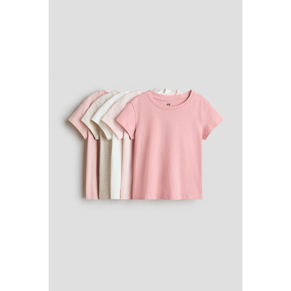 H&M(เอชแอนด์เอ็ม) เสื้อยืด 5 ตัวชุด เด็กหญิง 1318443_2