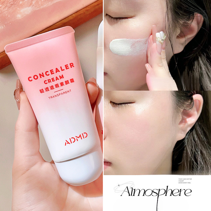 ADMD Light Transparent Concealer No-Face Cream Natural Brighten Skin Tone Moisturizing No Fake White