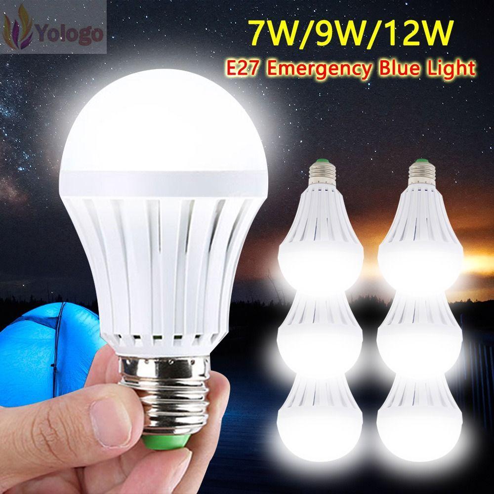 YOLOGO หลอดไฟ LED E27 ไฟฉาย LED Touch Light