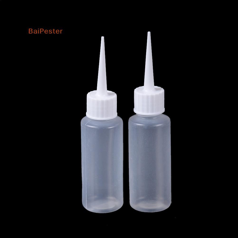 [BaiPester] 2 ชิ้น 50 มล. Dropper Squeezable Liquid ขวดพลาสติก Drop ขวด Needle2 ชิ้น Dropper ที่ว่าง