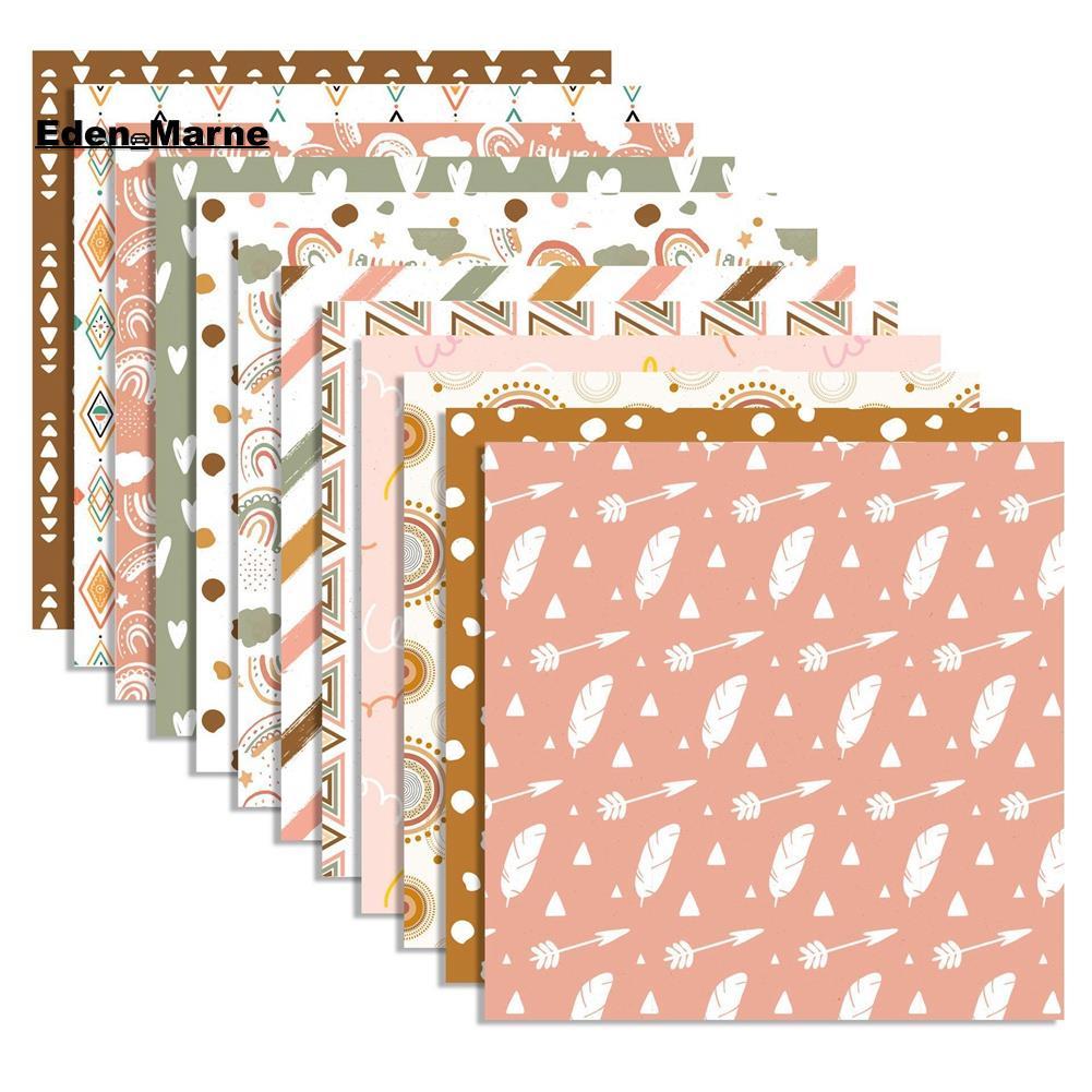 [Eden_Marner]Scrapbook Paper Pad Scrapbooking Paper Pack 24 ชิ้น