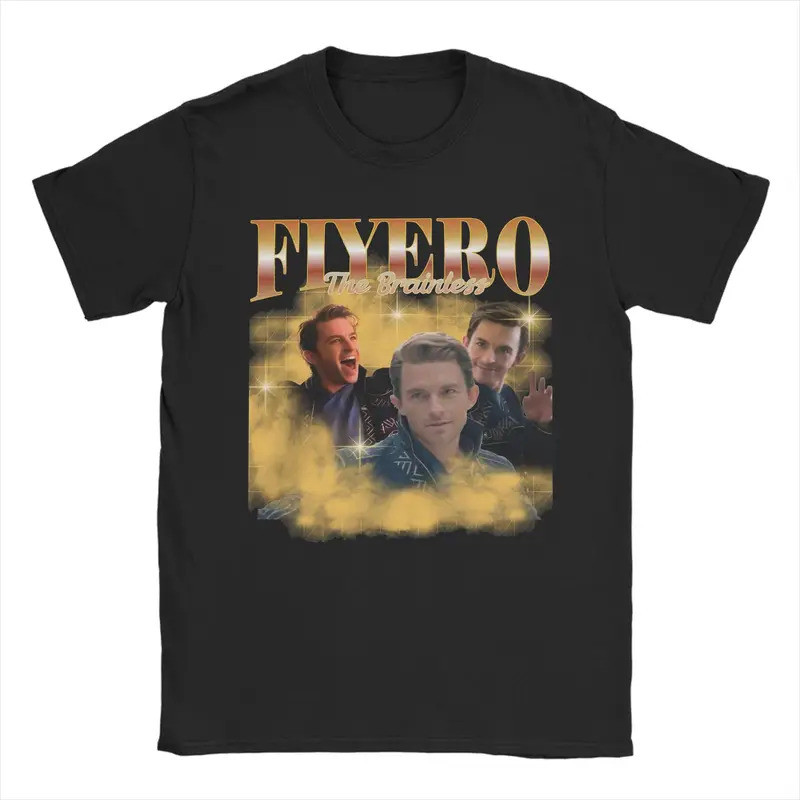 เสื้อยืดผู้ชายลาย Jonathan Bailey จากภาพยนตร์ Wicked ผลิตจากผ้าฝ้าย 100% เสื้อแขนสั้นคอกลมลายตลก