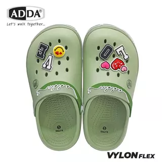 ADDA 55U74 ผู้หญิง(Size4-6) รองเท้าแตะสวม ดีไซน์เท่แมตช์ง่าย พื้นกันลื่น ยึดเกาะดี ของแท้ 100%