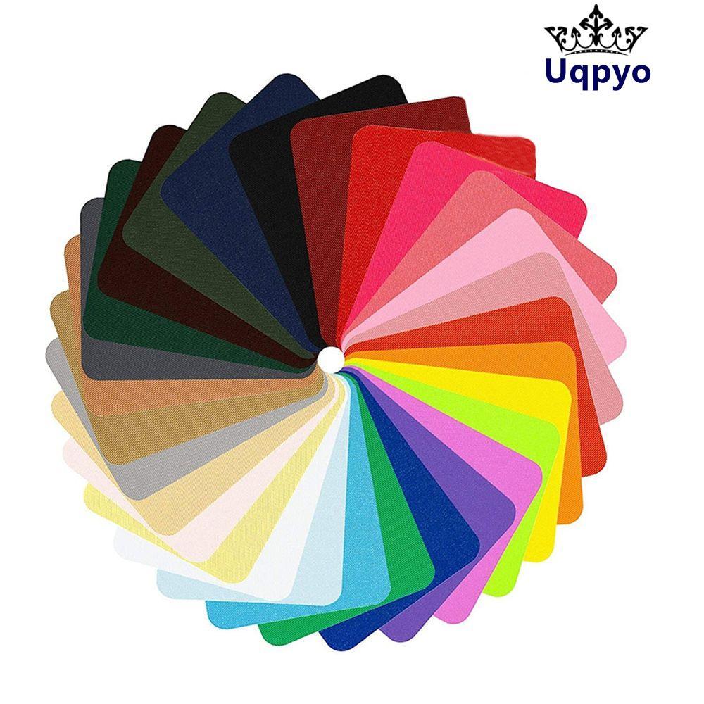 Uqpyo แผ่นแปะกาวในตัวอุปกรณ์เสริมเสื้อผ้าป้ายถ่ายโอนความร้อนสติกเกอร์เส้นทางผ้ารีด