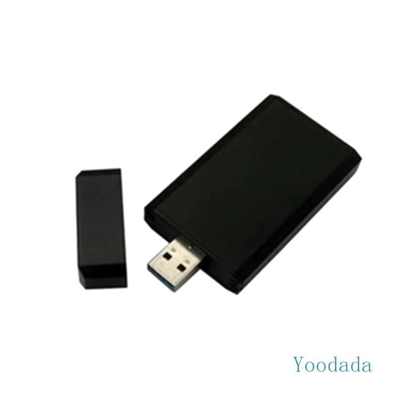 Yoo mSATA SSDs Enclosure กล่องฮาร์ดดิสก์มือถือ Mini PCIe mSATA SSDs to USB3 0 อะแดปเตอร์แปลง Enclosu