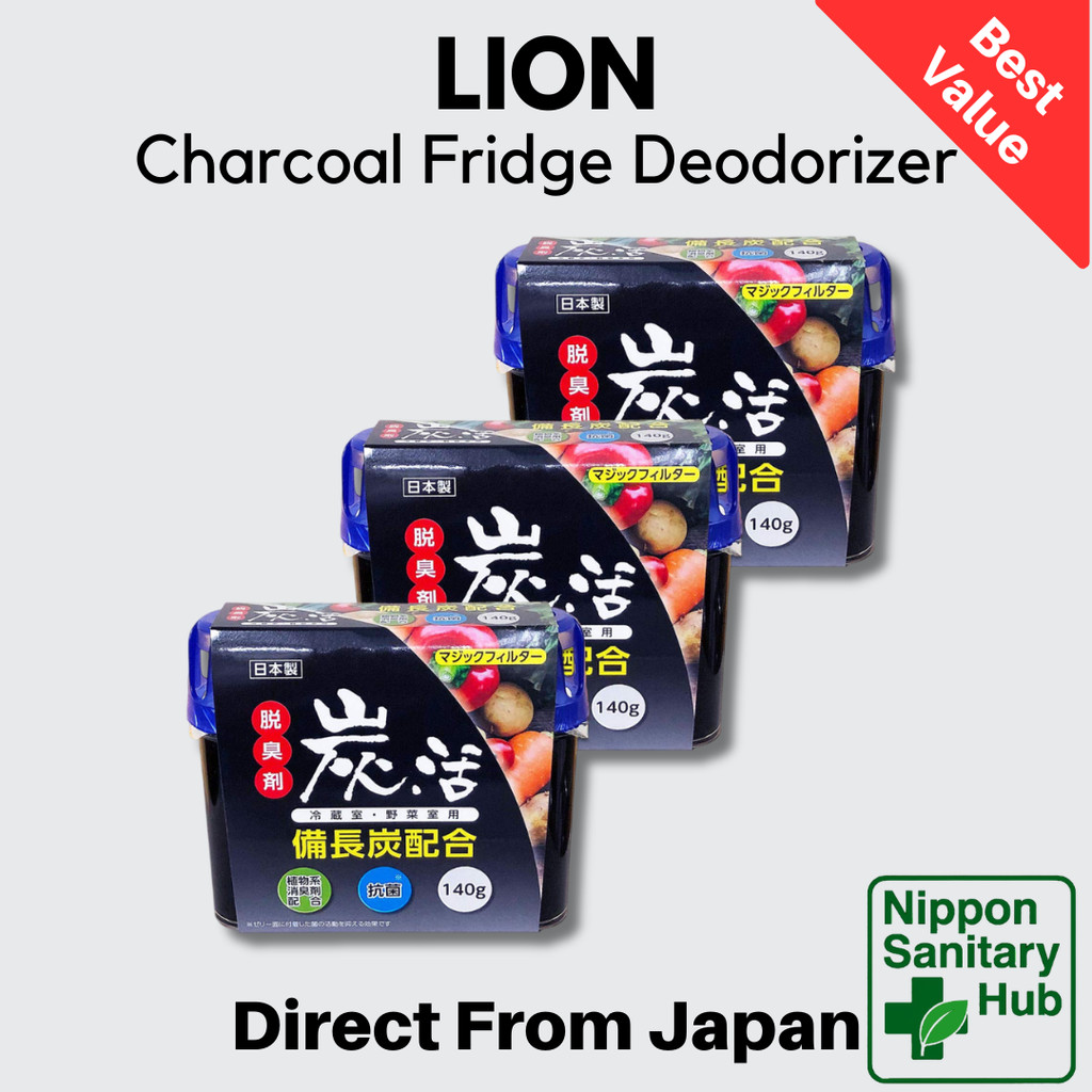 Refrigerator Deodorizer Activated Charcoal Binchotan Gel Type 140 g x 3