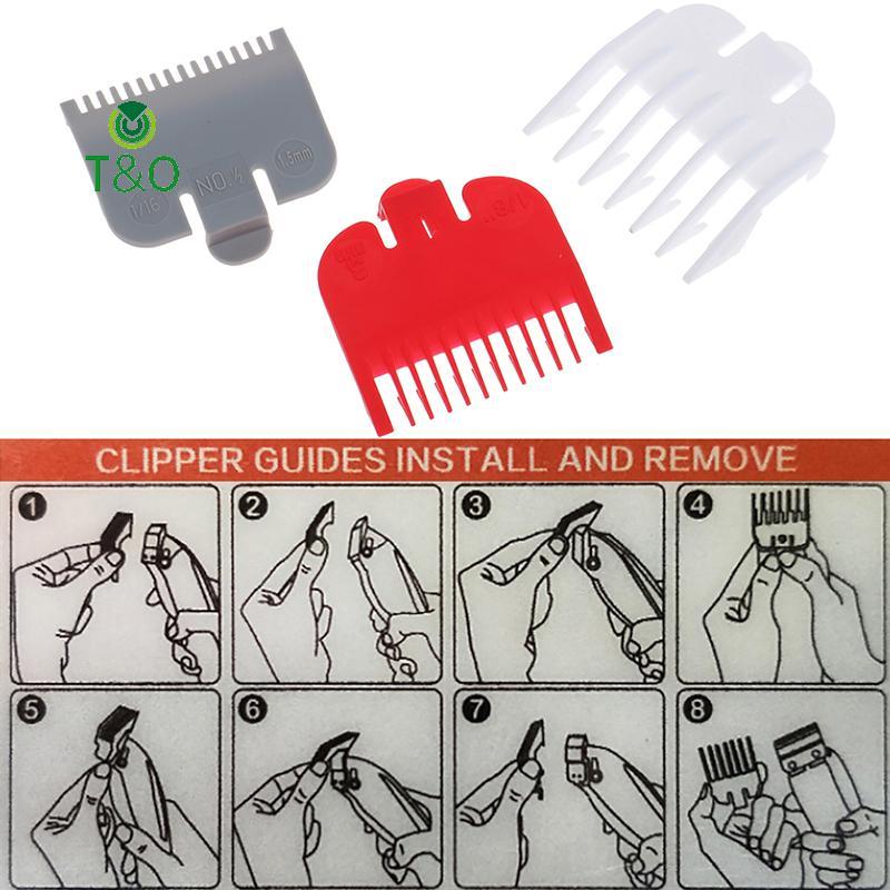 T&O 3 ชิ้น Hair Clipper Limitb ตัดคู่มือตัดผมเปลี่ยนเครื่องมือจอนผม
