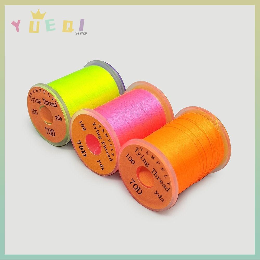 YUEQI Fly Tying Thread line, Thread Spool Super Strong Fly Fishing Line, Salmon Premium Fly Fishing 