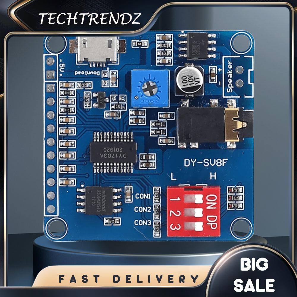 DY-SV8F Playback 64Mbits Flash Storage Board UART I/O Trigger Serial Port Control Playback โมดูล 8M 