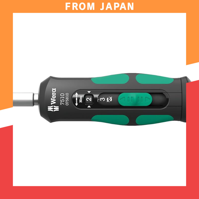 "Wera Kraftform Torque Screwdriver Set - Precision Torque Wrench, 1-6 Nm Range - Official Japanese I