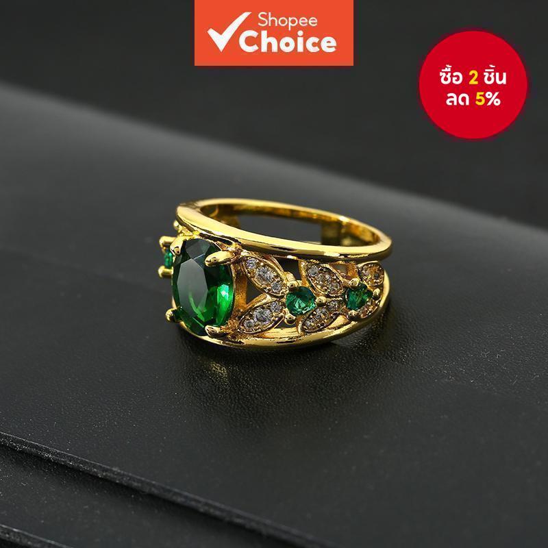 แหวน พลอยเทียม ดอกไม้สําหรับผู้หญิงงานแต่งงานของขวัญเครื่องประดับแฟชั่นหรูหรา