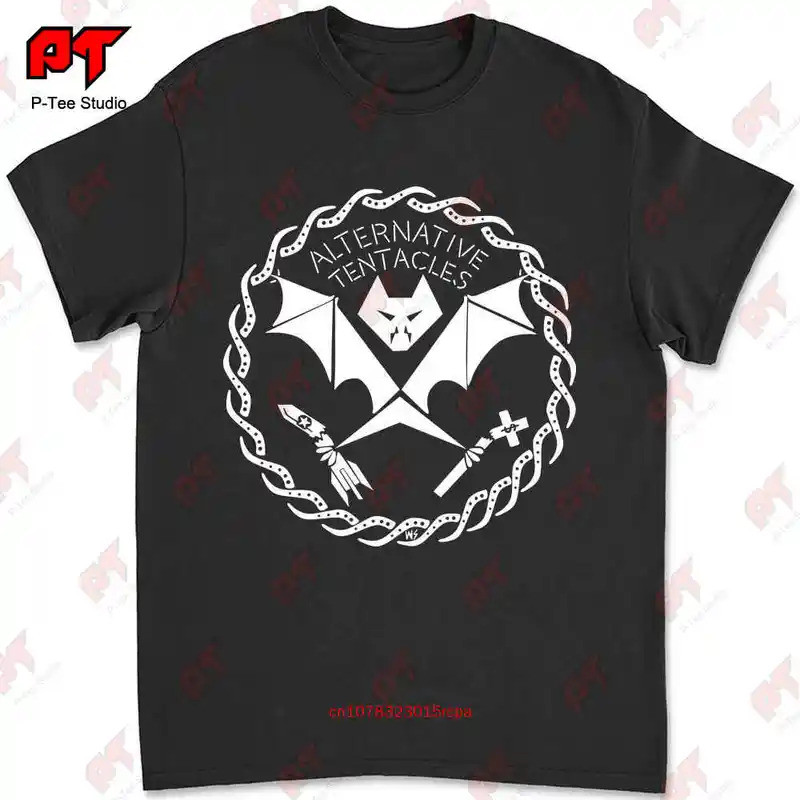 เสื้อยืดวินเทจสไตล์พังก์ร็อกยุค 80s ลาย Tentacles ของวง Dead Kennedys, Lard, Melvins, YUZQ