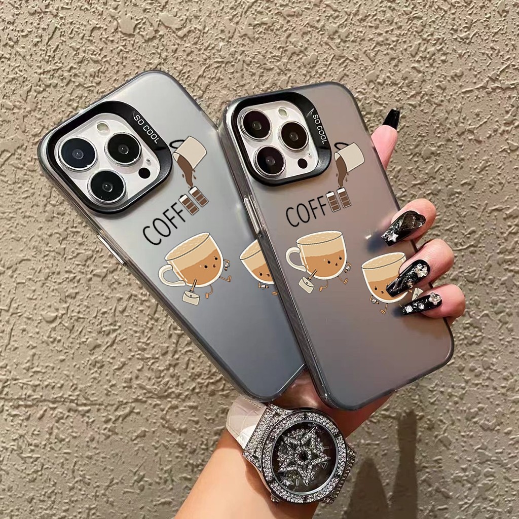 กาแฟน่ารักการ์ตูนสําหรับ HONOR X6C/X9B/X9C/90LITE/400SMART IMD เคสโทรศัพท์กันกระแทกฝาครอบ