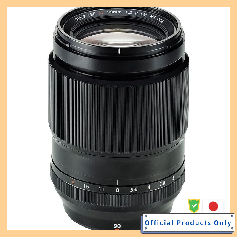 FUJIFILM X Fujinon Lens XF90MMF2 R LM WR 90mm F2 Weather Resistant Dust Resistant Low Temperature Li