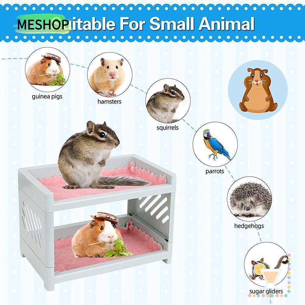 MESHOPTH Hamster-Toy Small Hideout Corner Pet Supplies ติดตั้งง่าย