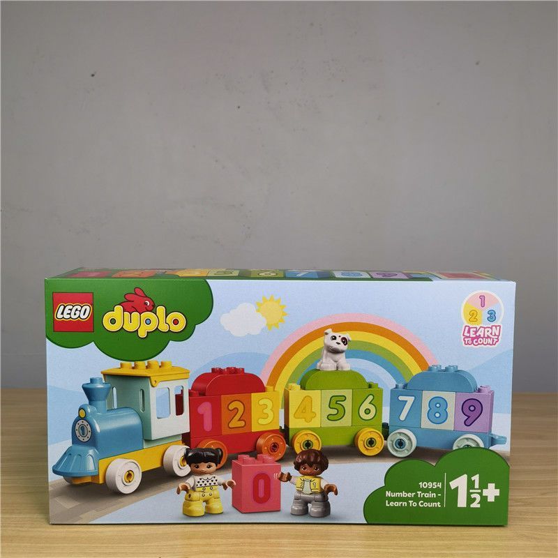 [เลโก้] ตัวต่อเลโก้ 10954 จํานวนรถไฟการเรียนรู้การนับ คลังสินค้า ชุดอนุภาคขนาดใหญ่ประกอบของเล่น