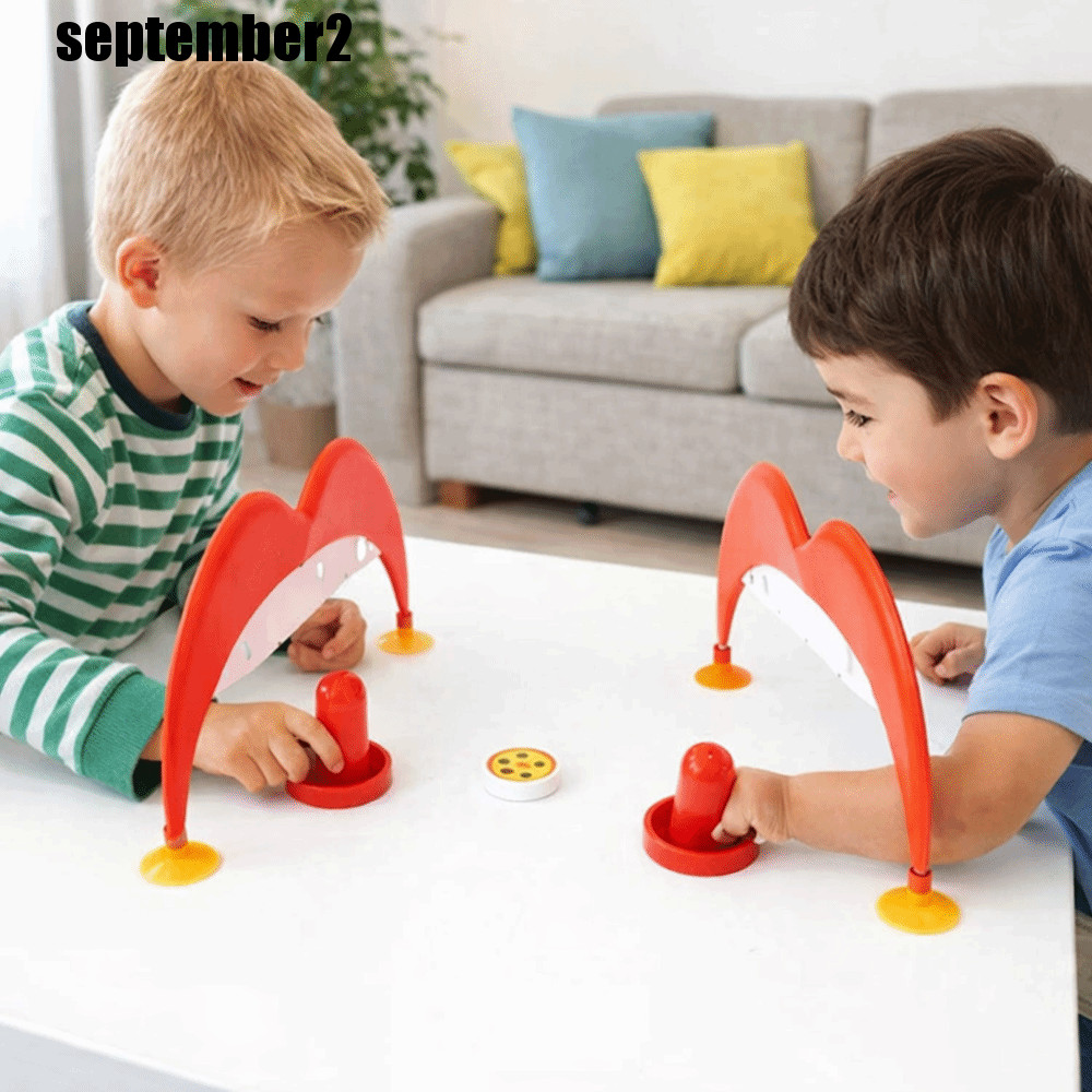 SPEPEMBER เกมฮอกกี้พิซซ่า, Push Action Fast-Paced Ice Hockey Board Game, Hungry Theme Skill-Based Pl