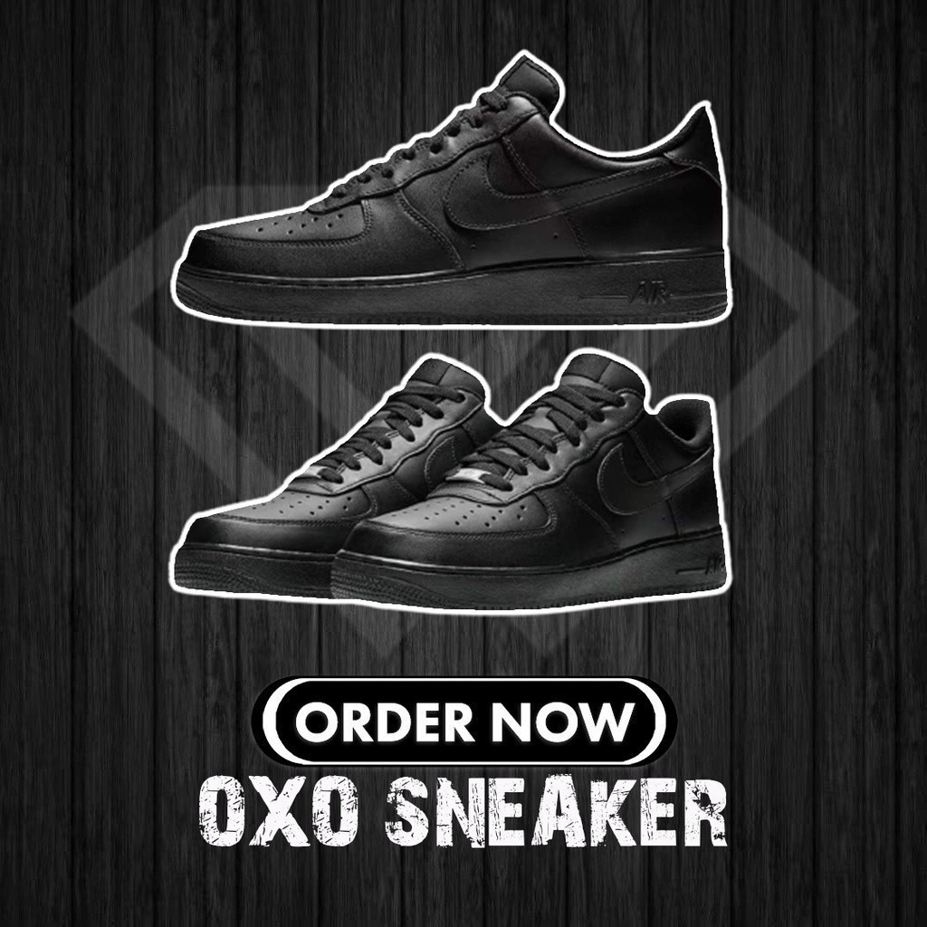 1 triple black AF1 1 (คุณภาพเดิม) 315122-001/ตาม2288 รองเท้าผู้ชายผู้หญิง
