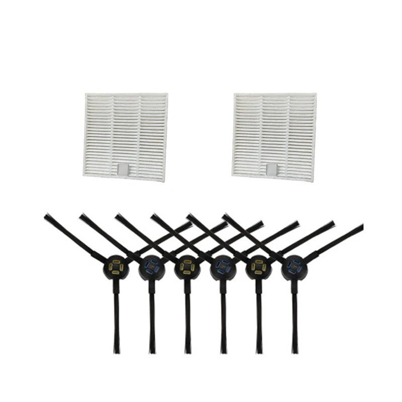 Ilife V9e หุ่นยนต์กวาดแปรงด้านข้างกรอง