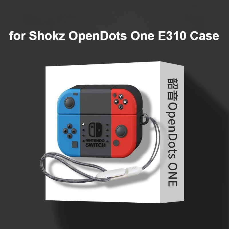 Case for Shokz OpenDots One (E310) Cartoon Switch Shokz OpenDots One Silicone Soft Case Cute Keychai