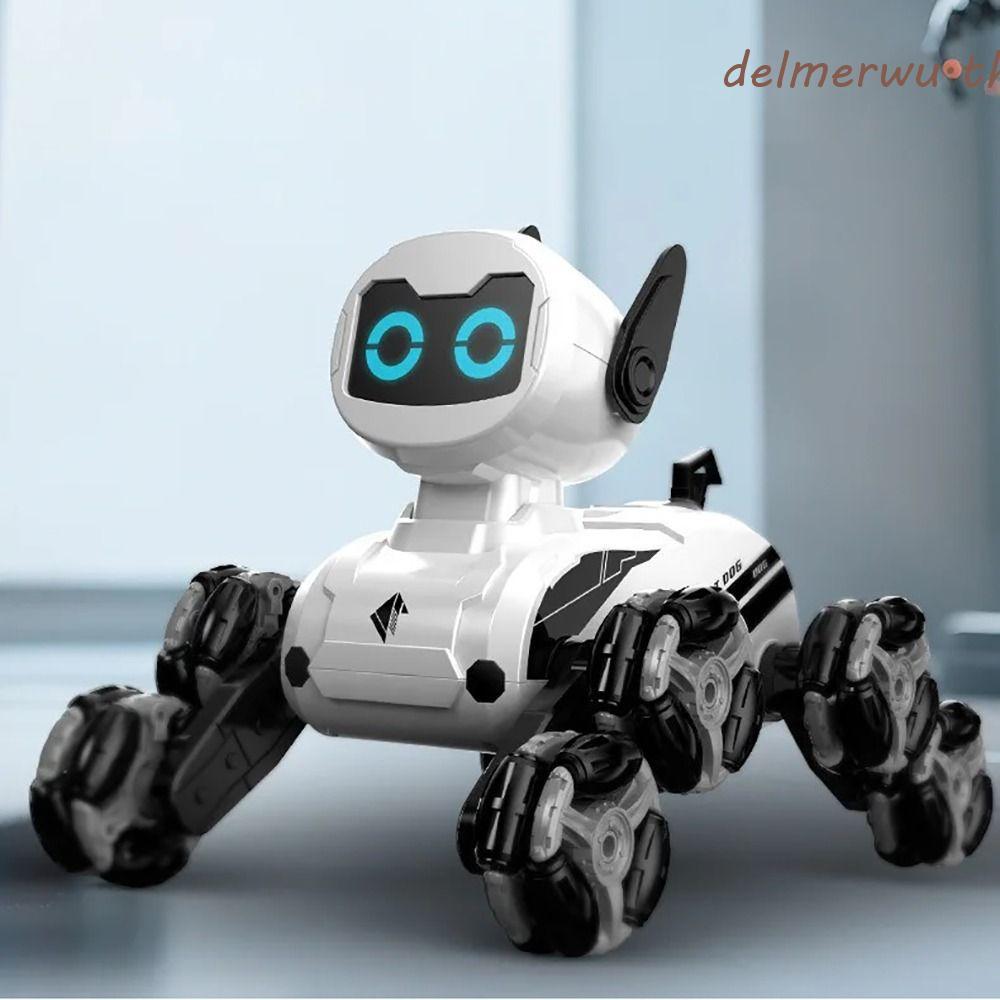 DELMERWU 8-W Heel Robot Dog, Climbing Deformation Stunt Drift Vehicle Remote-Operated Toys, 2.4G Rad