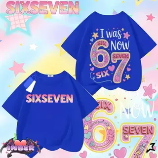 ครึ่งราคา ผ้าฝ้ายแท้ 100% ซีรี่ส์มีมสุดฮิต SIX-SEVEN พิมพ์ลายคุณภาพสูง สไตล์เกาหลีเรียบง่าย ซีรี่ส์ลายใหญ่ เหมาะสำหรับทุ