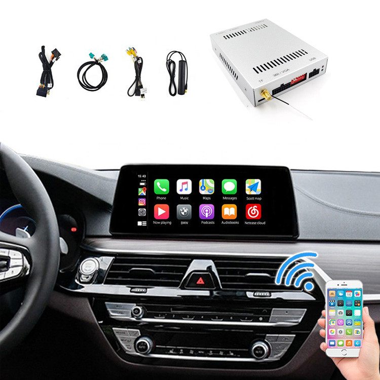 ยี่ห้อใหม่ไร้สาย Apple Carplay สมาร์ท MMI กล่องสําหรับ BMW 1/2/3/4 Series F20 F21 F22 F23 F25 F30 F3