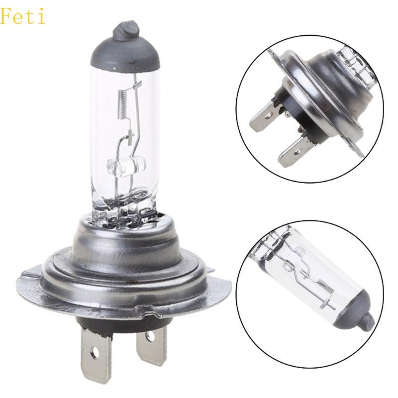 Feti หลอดไฟ LED ไฟตัดหมอกรถยนต์ขับรถวิ่งหลอดไส้ H7 55w 12V 4000K H7 55W