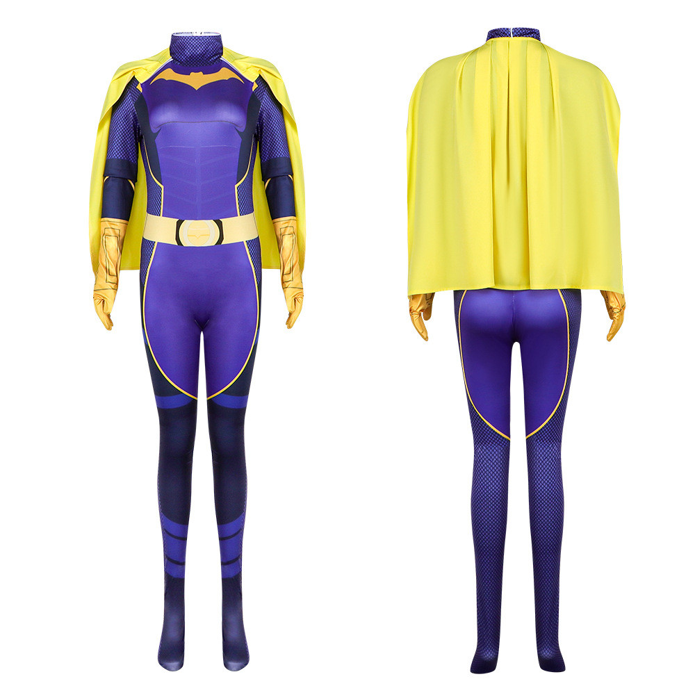 Gotham Knights Batman Cosplay Costume Women's Batman Tight-Fitting Jumpsuit Costume Cosplay Stage Pe