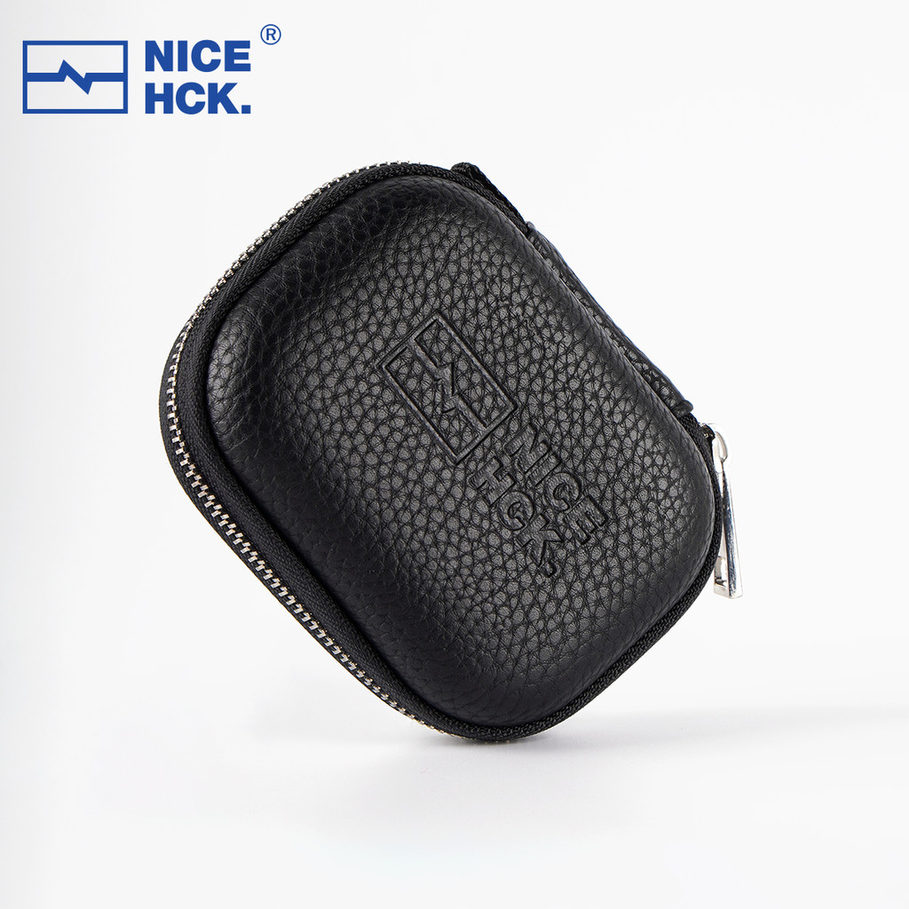 Carrying Storage Zipper Bag Large Capacity Portable Organizer Headphone IEM Cable Case High Grade PU