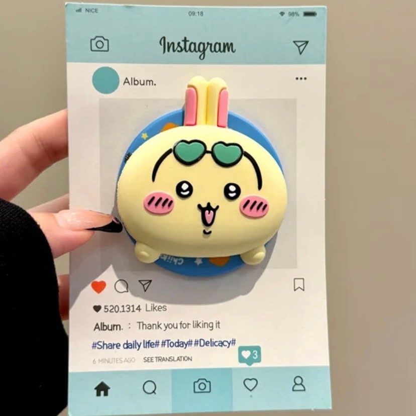 giptok แม่เหล็ก วงเล็บแม่เหล็ก น่ารักสามมิติ Usaki Avatar วงเล็บแม่เหล็กเหมาะสําหรับโทรศัพท์มือถือ M