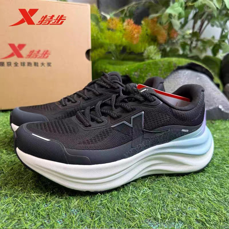 XTEP/Tebu Qingyun LITE 丨 รองเท้าวิ่งรองเท้าผู้หญิงรองเท้าผู้ชายรองเท้ากีฬาไล่น้ําน้ําหนักเบา Shock-A