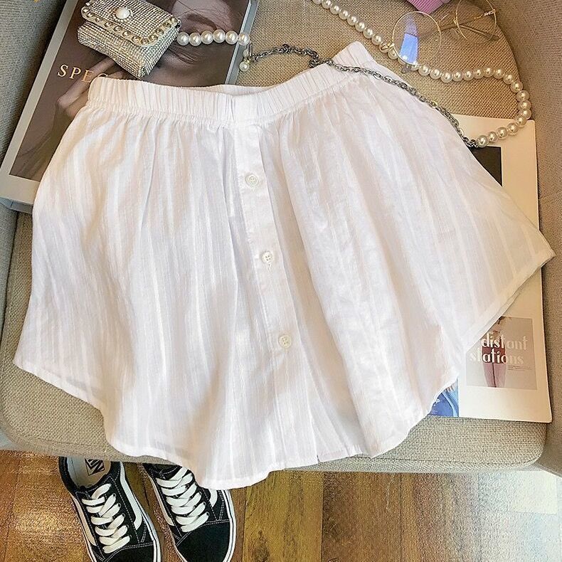 卫衣叠穿内搭女打底神器半身裙衬衫搭配毛衣假下摆遮胯裙子小屁帘The Hem of the Men's and Women's Skirts with a Fart Curtain26.3.2