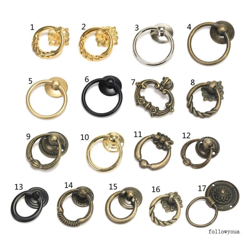 Antique Furniture Handles Drawer Cabinet Door Knobs Pull Handles Retro Decor