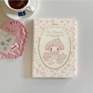 🔥พร้อมส่ง🔥เคสiPadพับได้ Melody Gen11 Pro13 2025 Air7/6 11 Air5/4 ดอกไม้ เคสไอแพด Gen6/5 Air3 Mini7/6