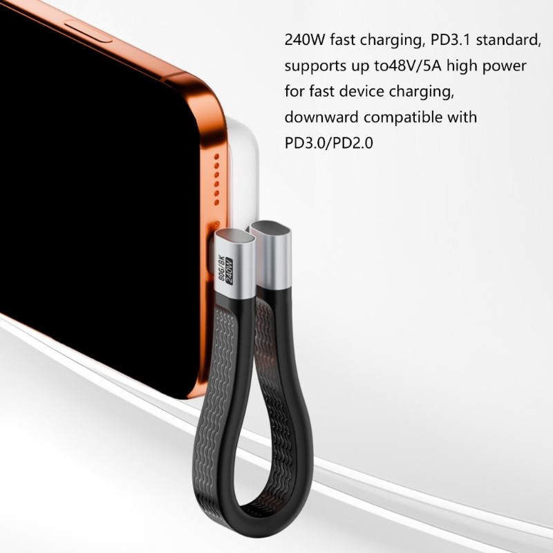 WILI Universally USB4 Cable Type C Cable 240W ความน่าจะเป็นการชาร์จกําลังสูง