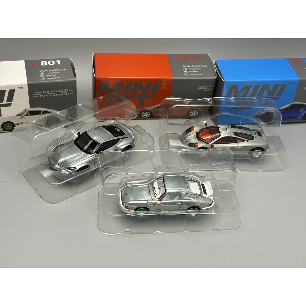 [Varnish Hidden Version] minigt 778 817 801 McLaren f1 Porsche 911 Japanese Nissan z Wall Card Opene