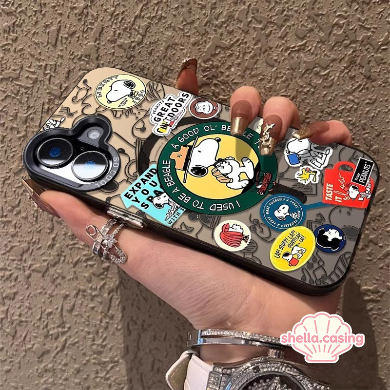 ❤️จัดส่งทันที❤️เคสไอโฟน11 13 14 15 16 17 Pro Max Cute cartoon Snoopy ShockProof สำหรับ iPhone 13PM,16PM,15PM,14PM,12PM