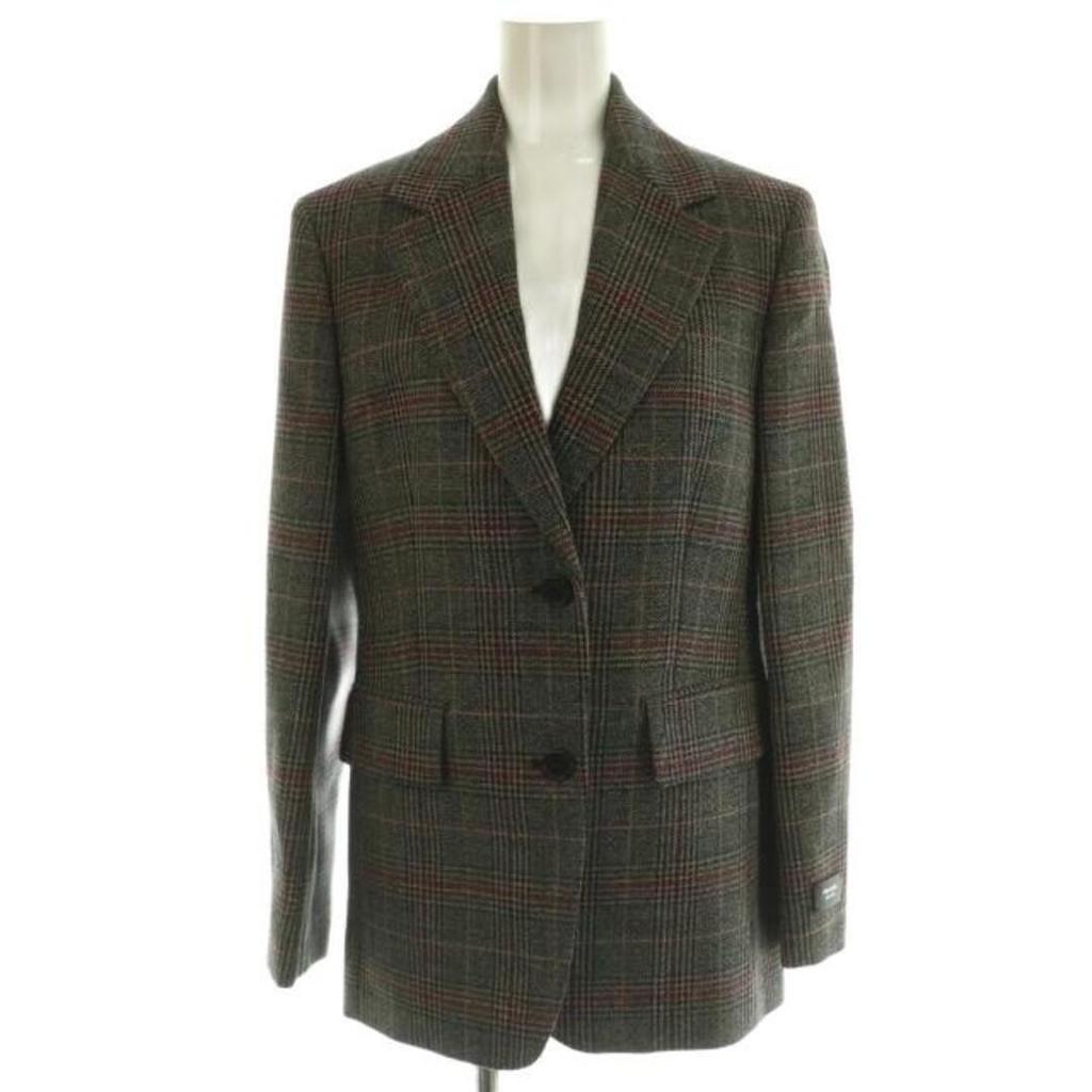 PRADA Jacket Tailored gray check Direct from Japan Secondhand