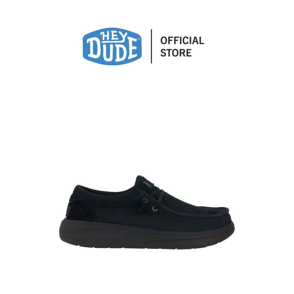 HEYDUDE รองเท้าลำลองผู้หญิง WENDY COMF SUEDE รุ่น 42641-001 -  BLACK