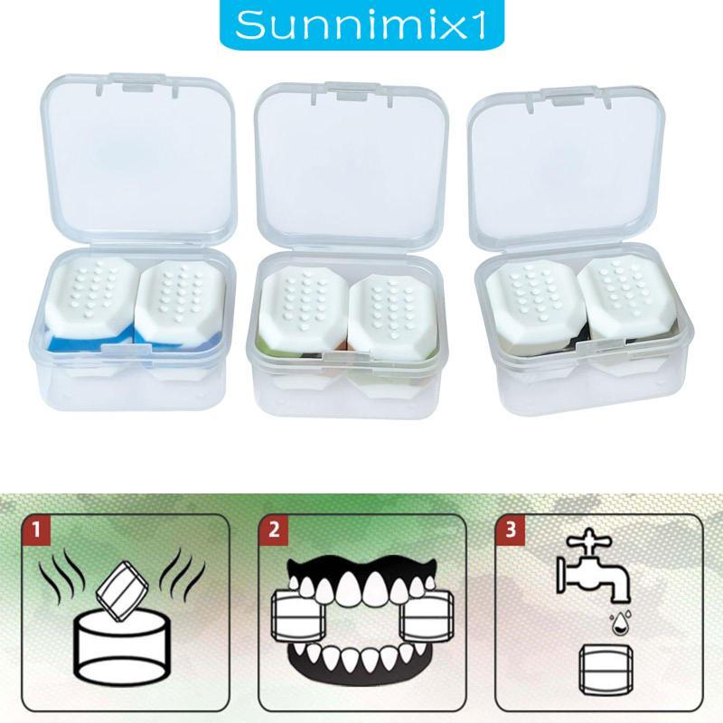 [Sunnimix1] 2x Jaw Exerciser Jawline Exerciser Facial Exerciser ซิลิโคน Jawline Face Jaw สําหรับผู้ช