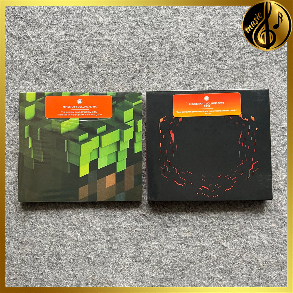 C418 - Minecraft Volume Alpha, Minecraft Volume Beta 2 อัลบั้มชุด CD Album [ปิดผนึก] ใหม่เอี่ยม