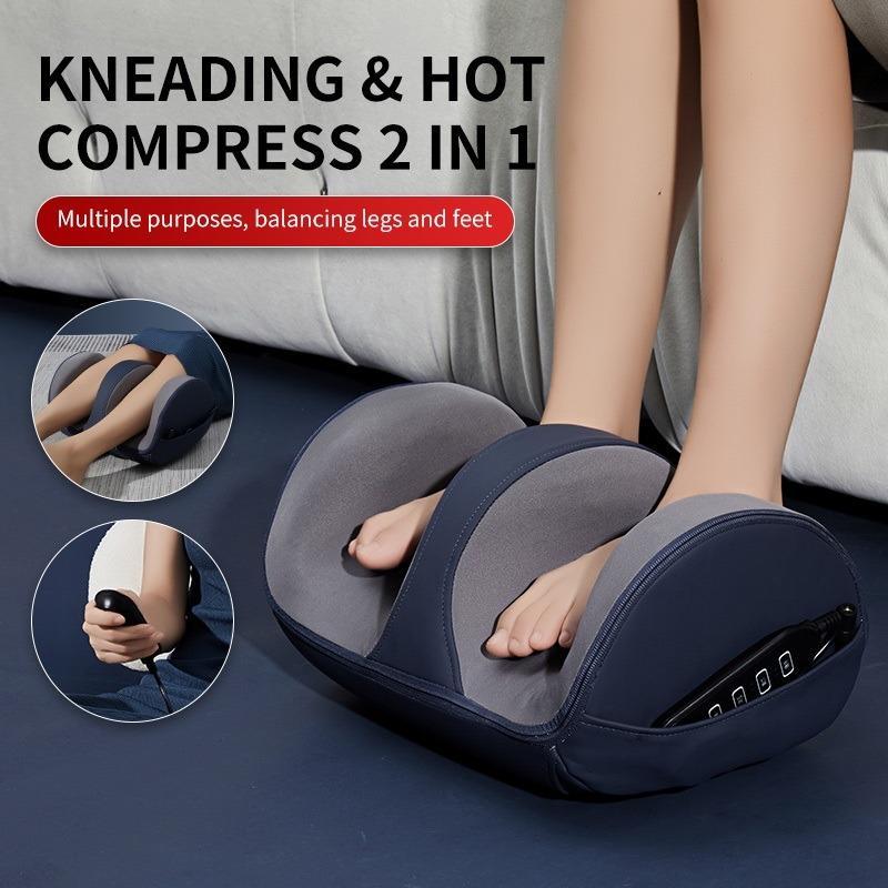 [SG Stock] Foot Massager Leg Massager Hot Compress Electric Roller Calf Massager Foot Kneading Muscl