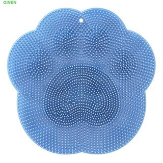 GIVEN แปรงทําความสะอาดนวดหลัง,มัลติฟังก์ชั่ตีนแมวนวดเท้า Scr…