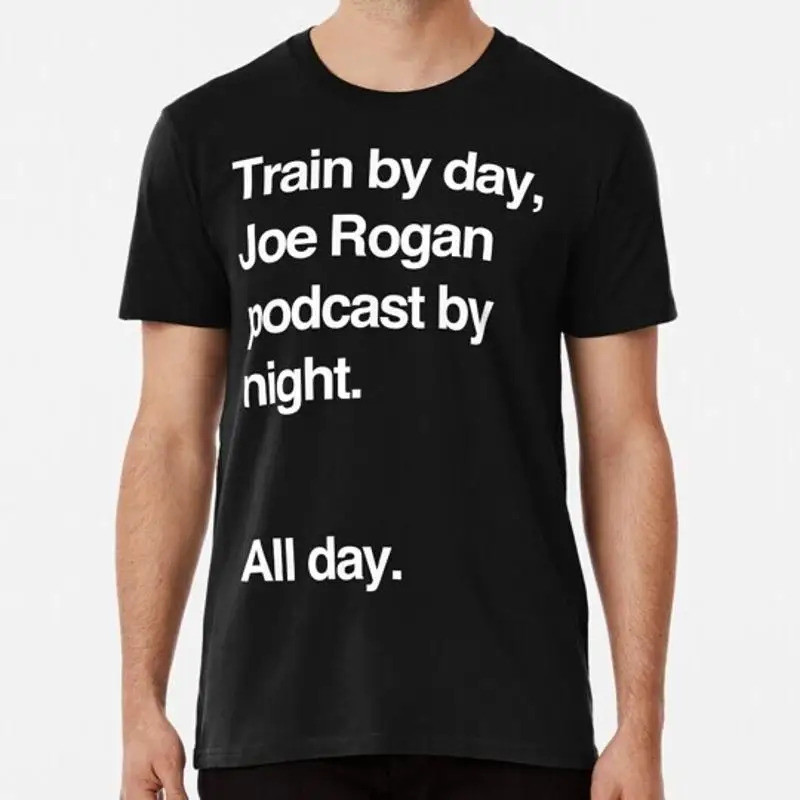 เสื้อยืด Train By Day Joe Rogan Podcast Night All Nick Diaz Helvetica ไซส์ S 5XL สไตล์อเมริกัน