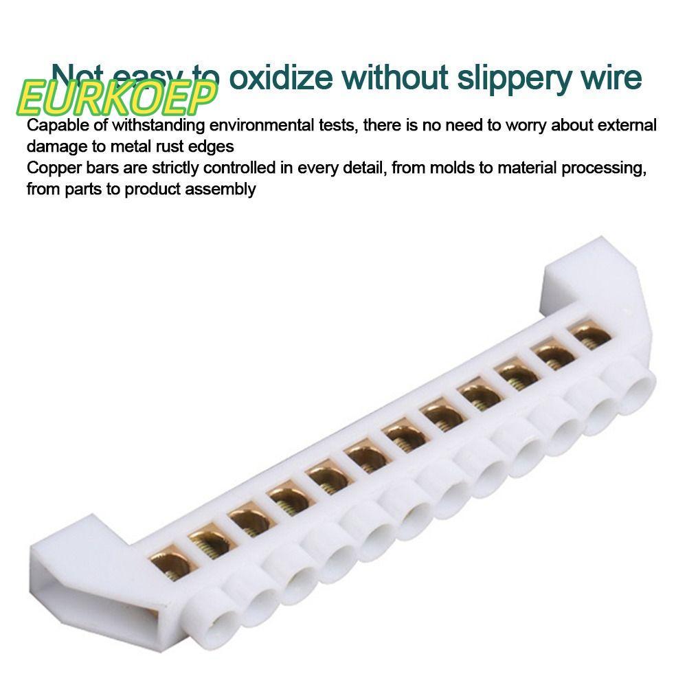 MAILE Grounding Terminal Block, Multi-specification With Hole Screw Zero Row, ตัวเชื่อมต่อไฟฟ้าทองเห