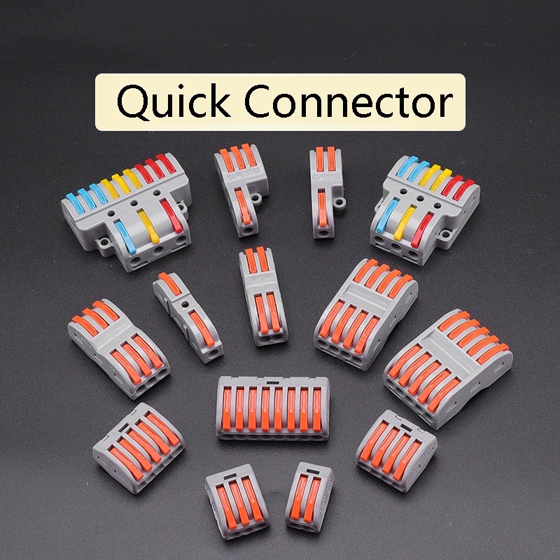 PCT 222 Fast สายไฟตัวเชื่อมต่อ Fast Connector Quick Connector ขั้วต่อสายไฟ Terminal Block 223